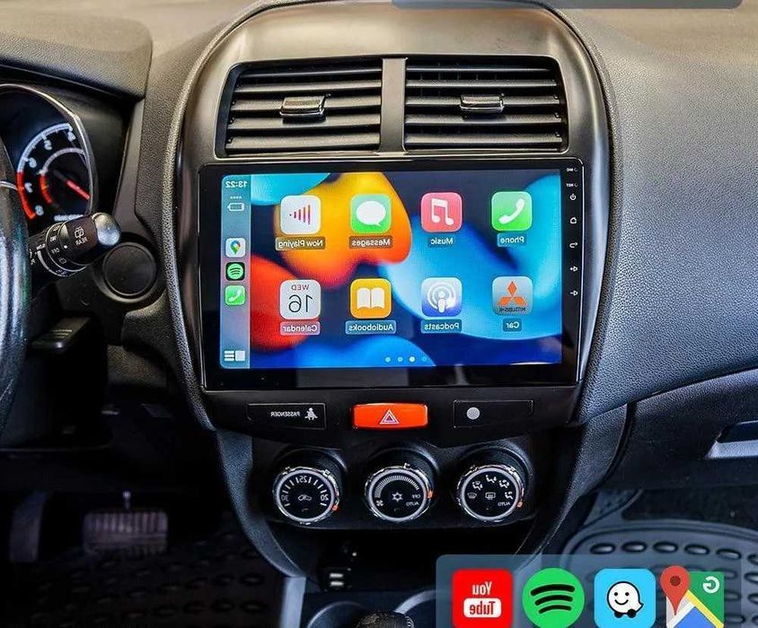 Navigatie Mitsubishi ASX Citroen C4 Aircross Carplay WIFI BT USB 1-8GB