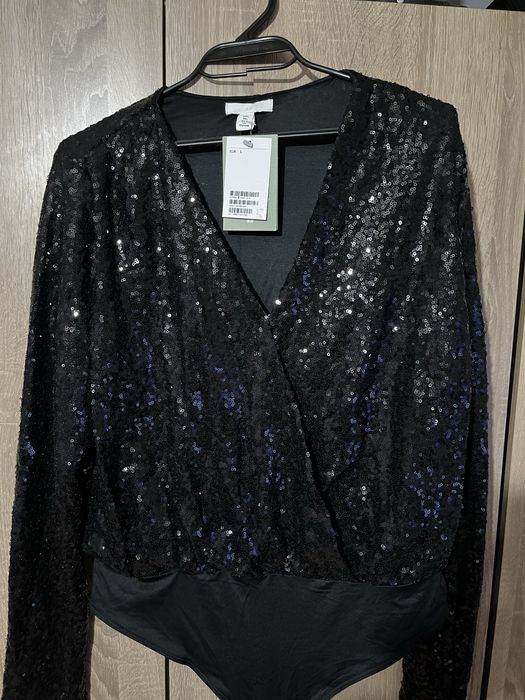 Елегантно боди H&M – ново с етикет, размер L!