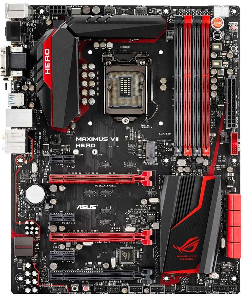 Дъно Дънна платка ASUS Z97 Maximus Hero VII 1150 DDR3 OVERCLOCK