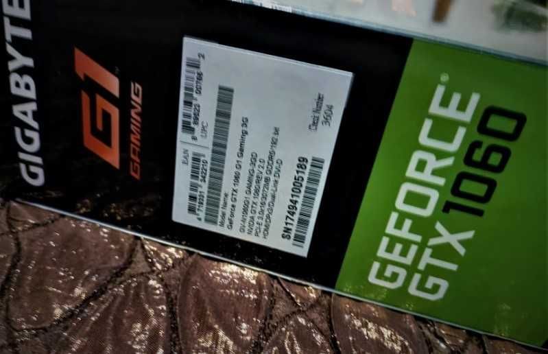 Видео карта Gigabyte GeForce GTX 1060 G1 Gaming