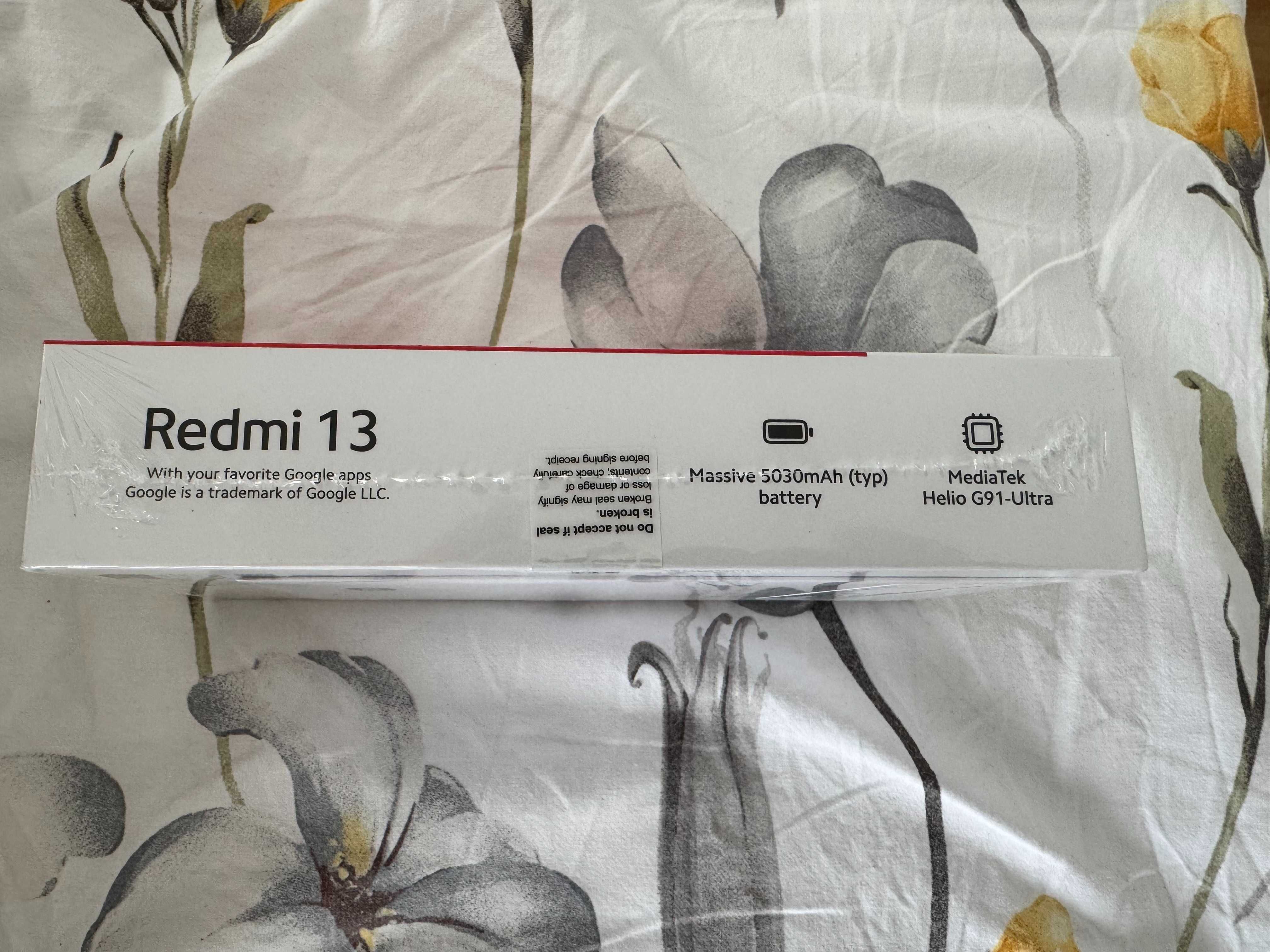 XIAOMI Redmi 13 128GB Black - с неразопакована кутия и гаранция