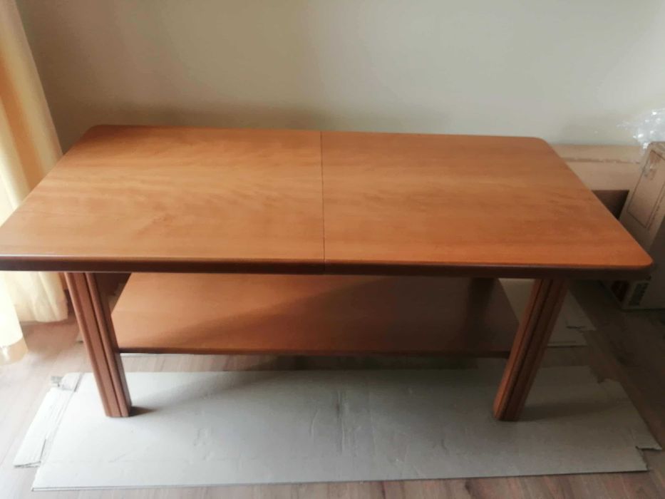 Разстегателна маса дължина 120+30/ ширина 60/ височина 57 см, масив