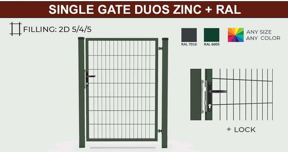 Gard zincat / gard din plasa / montaj gard / instalare gard