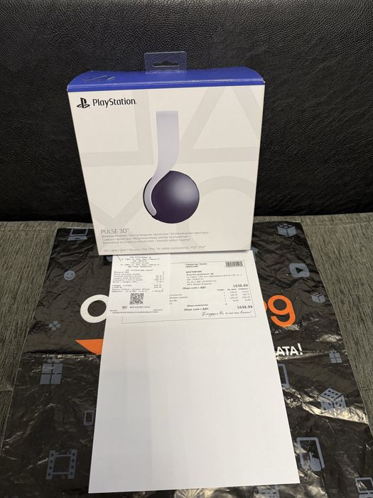 ***КАТО НОВИ PlayStation Pulse 3D Audio PS 4 / PS4 / PS5 / PS VR2 / PC