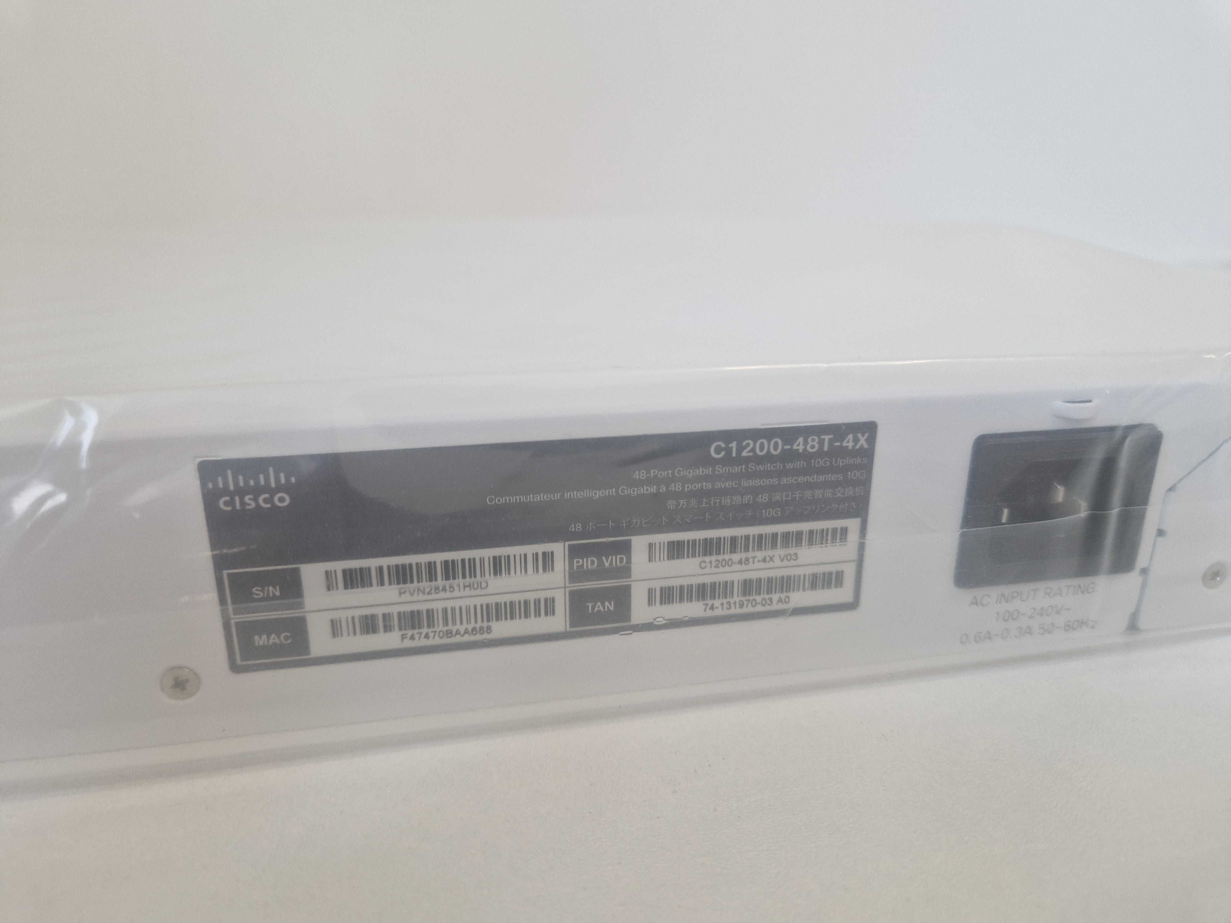 Cisco C1200-48T-4X мрежов суич Управляем L2/L3 Gigabit Ethernet