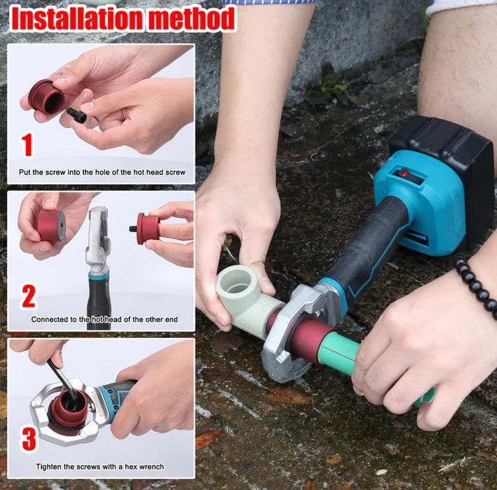 Plita tevi PPR - portabila - compatibila baterii Makita