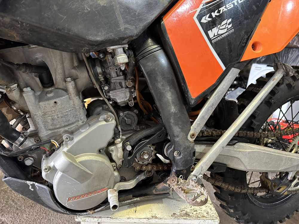 KTM EXC-f 250 an 2008 pornire din buton