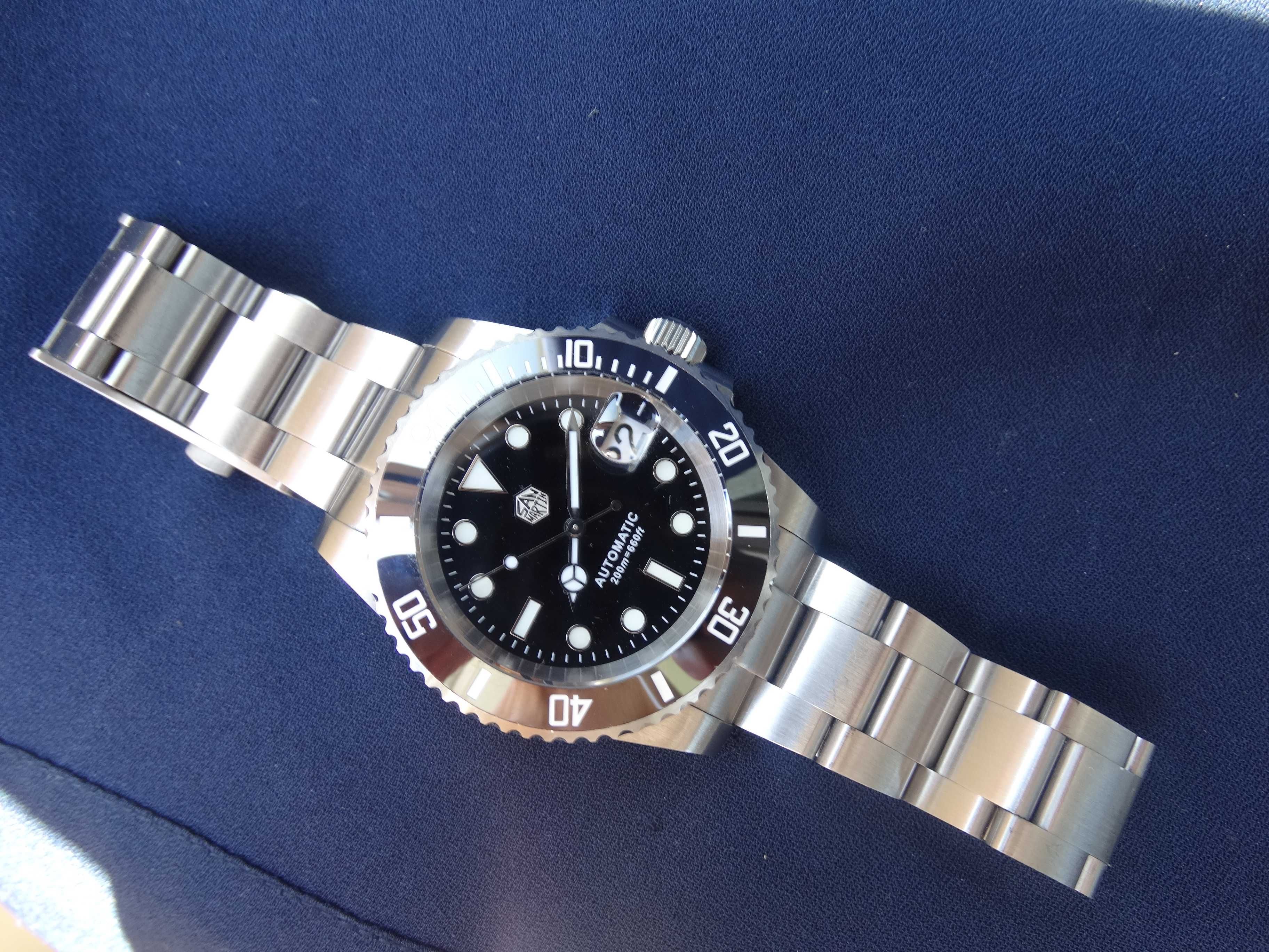SAN MARTIN SN0017-G bratata otel inox automatic 200m stare foarte buna