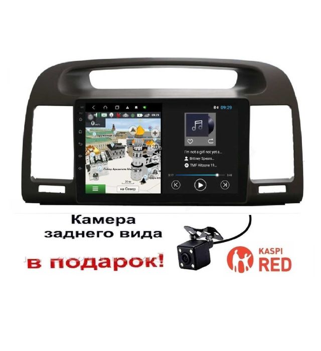 САМЫЕ НИЗКИЕ ЦЕНЫ Android  Toyota Camry Камри 30-35 черная рамка
