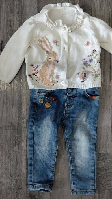 Лот есенно-зимни дрешки за момиче 74-80