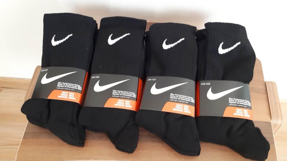 12 чифта памучни чорапи с лого черни/цветни