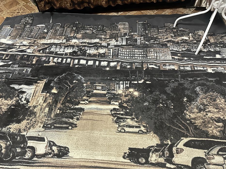 Ковёр 2/3м с петлями и брус прилагается,, можно использовать как пал