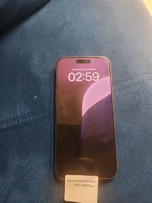 Amanet ozana vinde iPhone 16 pro max 100% baterie