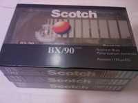 Set 3 casete audio vintage sigilate Scotch BX 90 minute Coreea