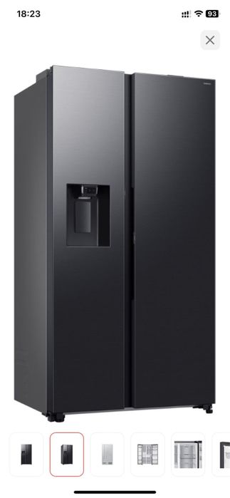Холодильник самсунг черный с морозильником с ледгенератором!