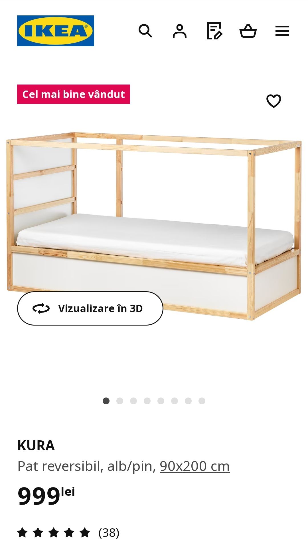 Pat etajat Ikea Kura