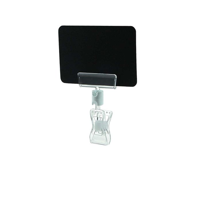 Ценникодержатель на прищепке с широким зажимом. Ценник. Прищепка