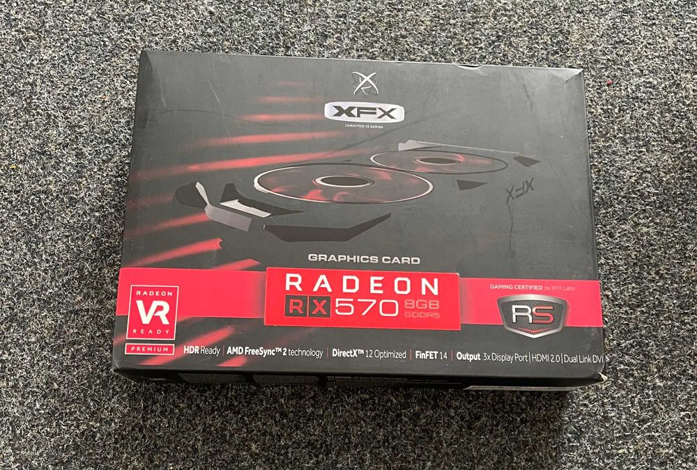 Placa video XFX Radeon RX 570 RS Black Edition, 8GB GDDR5, 256-bit