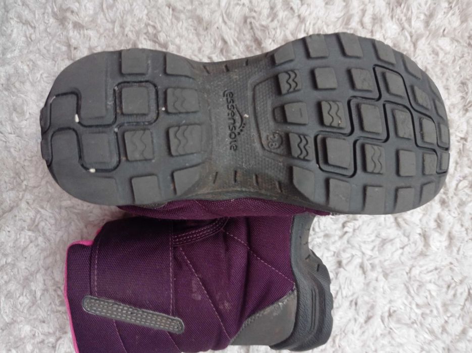 Cizme pentru fetiță, de iarnă , dechatlon, 2 perechi, mărimea 27 și 28