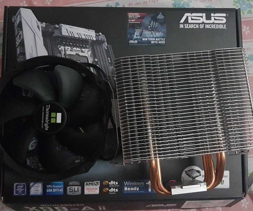 Kit Placa de baza Asus gaming Proc. i7-6800k + Cooler, Mem, 32gb CL15