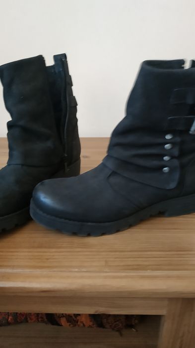 Cizme scurte dama piele