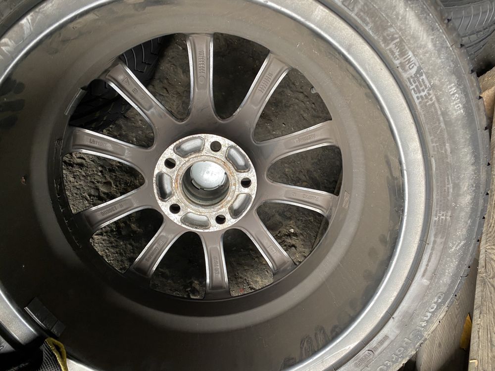 Jante aliaj Opel 17 cu anvel vara 225/45/17 , Continental , 7.8 mm !