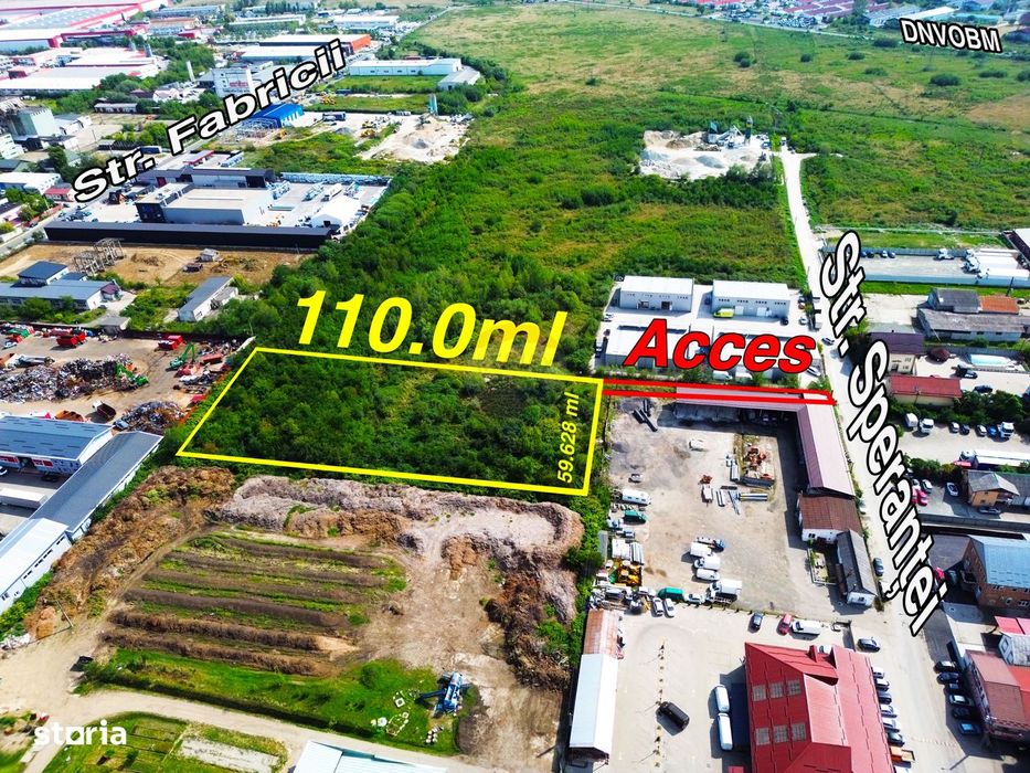 Teren INDUSTRIAL ideal pentru Hala-DE VANZARE