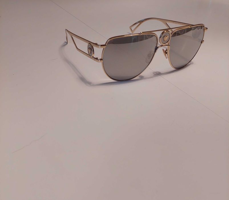 Слънчеви Очила Versace Aviator Цвят: Pale Gold