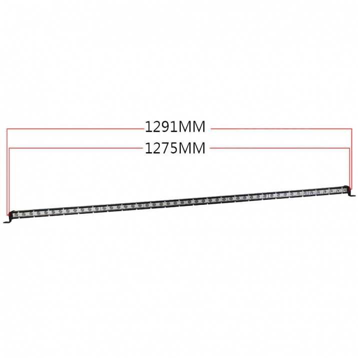 Мощен Led Bar slim, Лед Диоден Бар Прожектор 12-24V