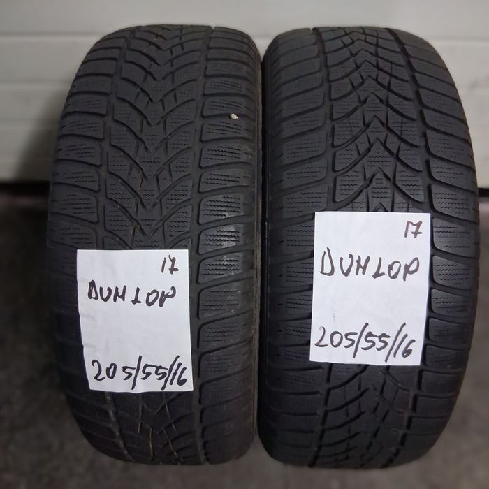 2×205/55/16 M+S.DUNLOP.Stare excelenta.