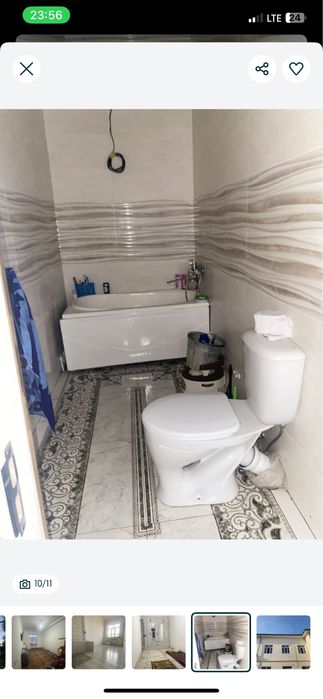 Yengi kadastrli 2-honalik 50m2 dom sotiladi 33300$ tayyor yashaladigan