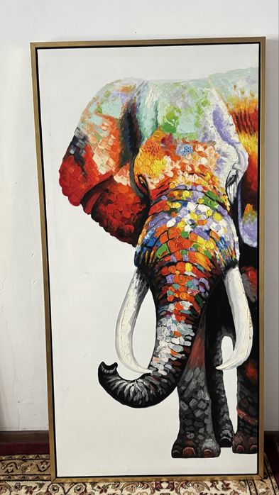 Картина слон красивый