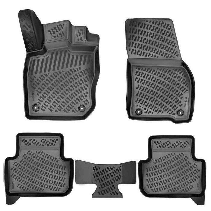 Гумени стелки RizLine за Volkswagen Tiguan (2024+) Фолксваген Тигуан