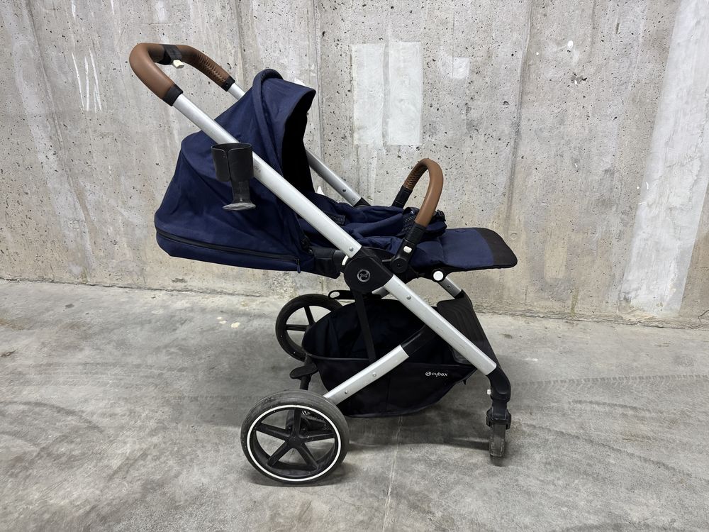 Carucior Cybex Sport Balios S Lux Silver - Navy