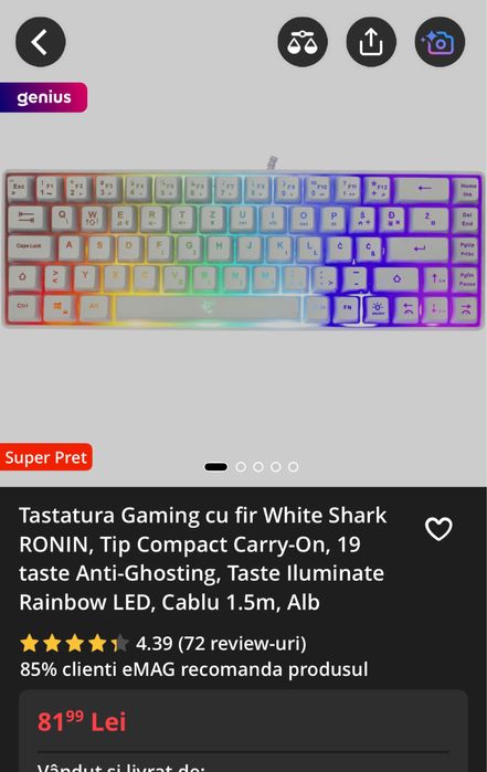 tastatura 60%