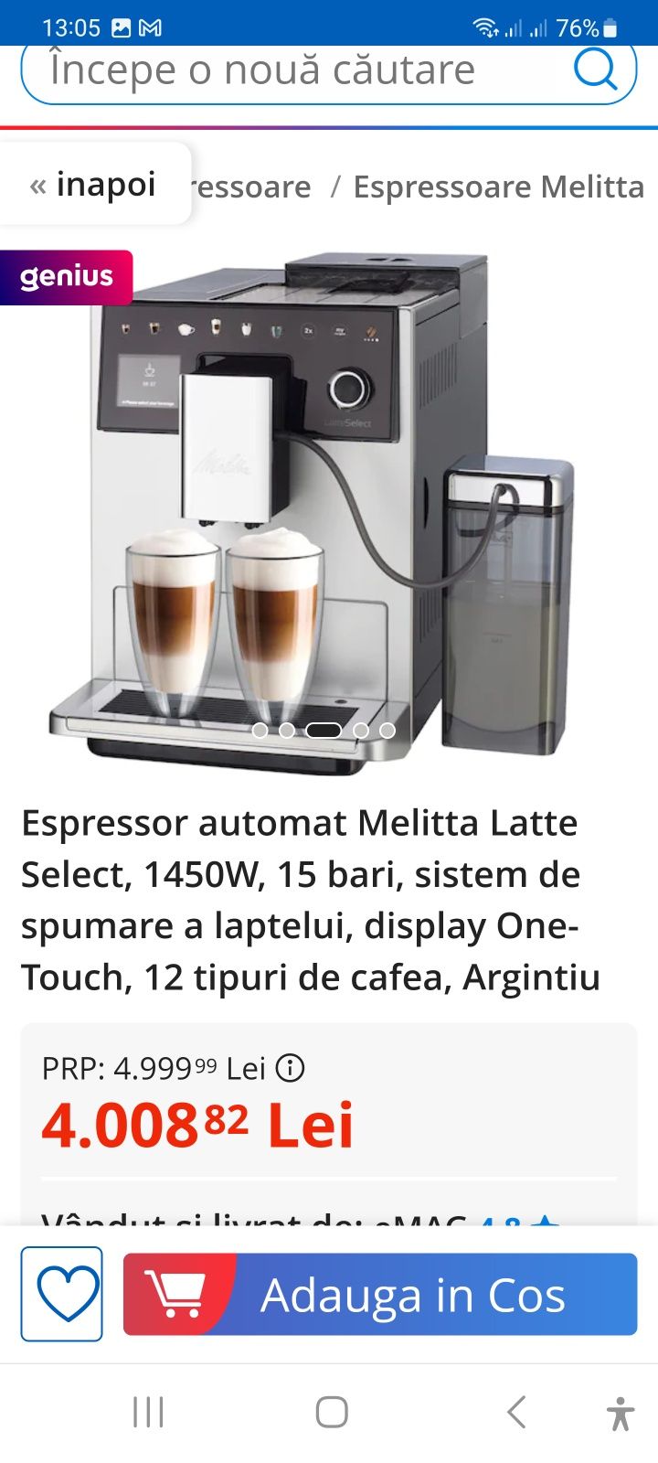 Espressor cafea Melitta