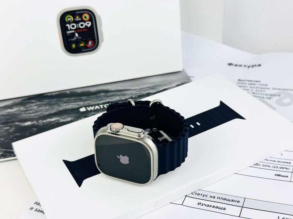 Apple Watch Ultra 2 49mm Cellular Natural Navy Ocean Band Гараниця!