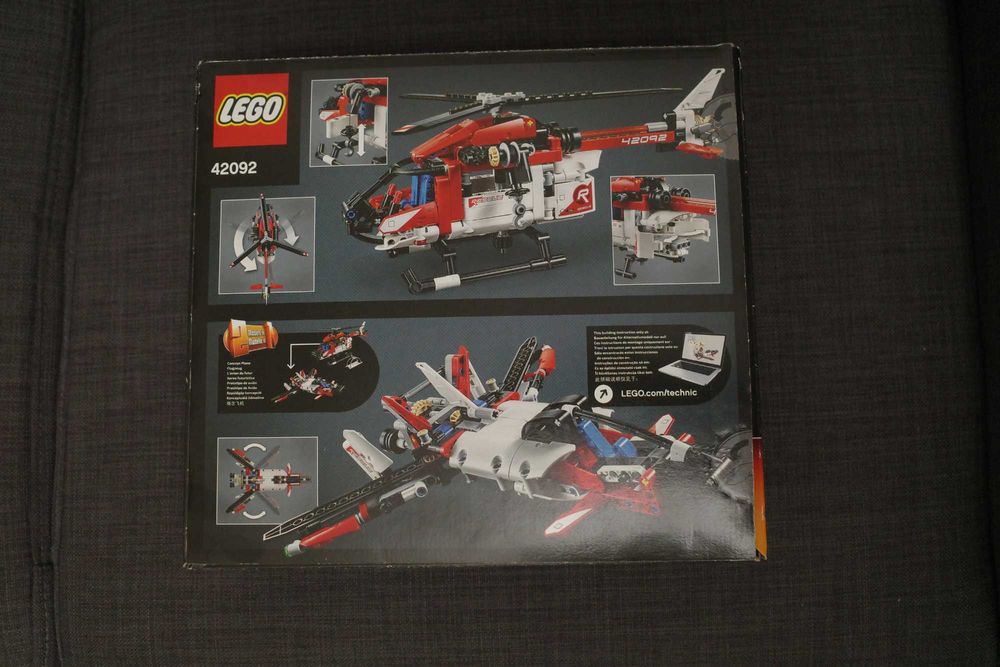Lego Technic 42092 si 42132 elicopter si motocicleta