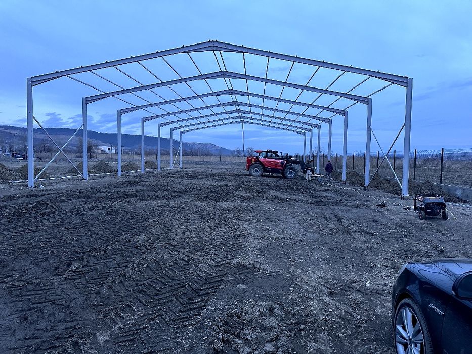 Hala metalica hale demontabile structura metalica pe suruburi  montaj