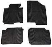 Set covorase auto din cauciuc Hyundai Elantra 2011-03.2016, 4 usi, Negru, Gledring, 4 buc.