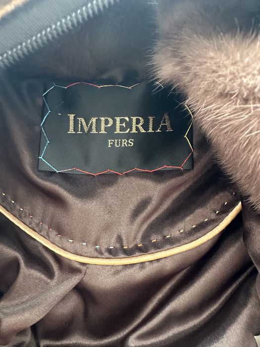 Шуба норковая, очень богатый цвет