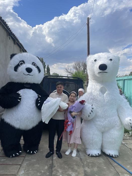 Выписка с роддома кортеж мишка аниматор журек оформление шары гулянка