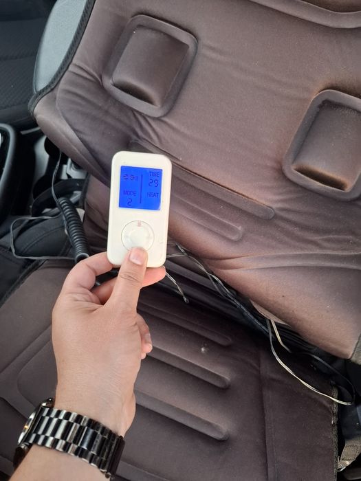 Huse auto / scaun birou cu masaj si incalzire