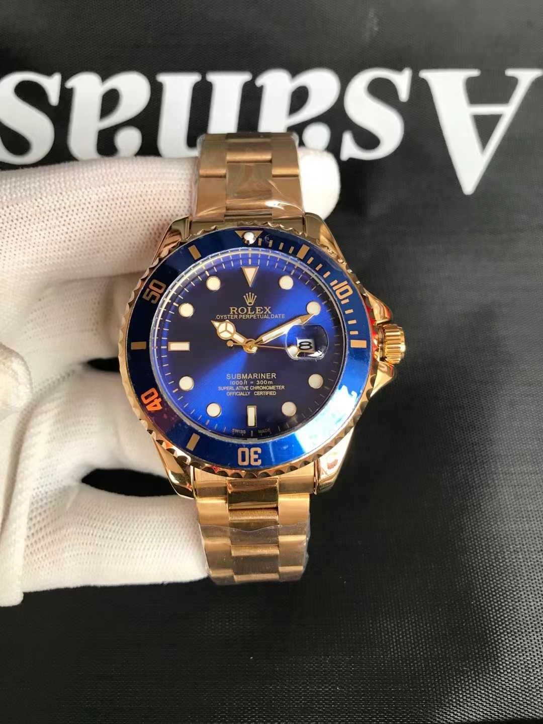 Ceas ROLEX SUBMARINER AUTOMATIC Gold&Blue-Calitatea 1 Redus 2025