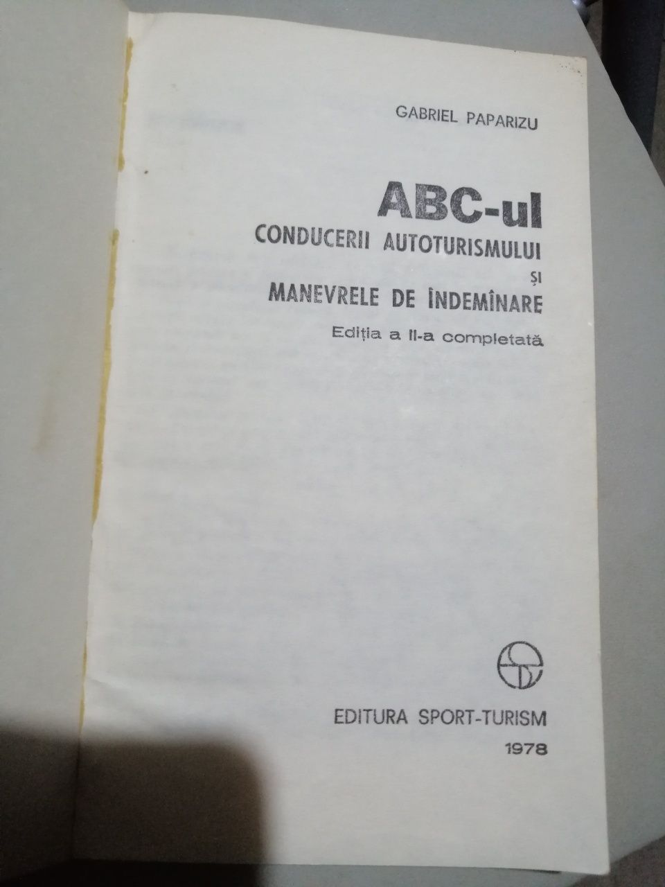 Lot carti auto Agenda automobilului 1984