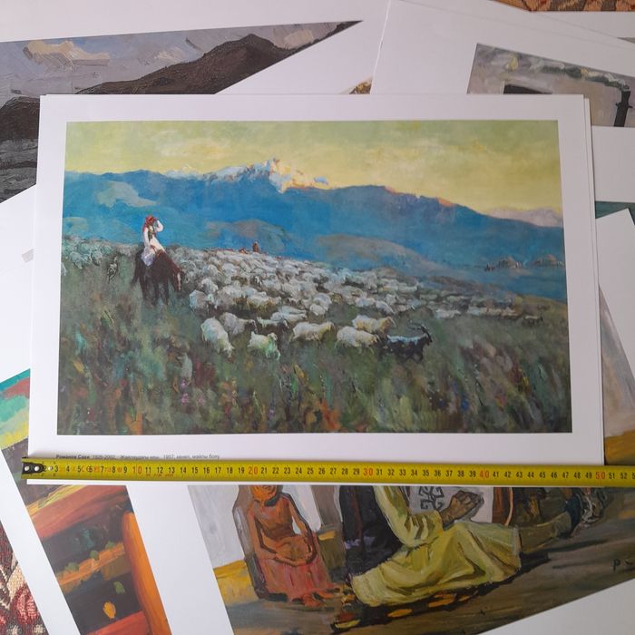 Сахи Романов. Репродукции. 16 работ. Казахский Художник