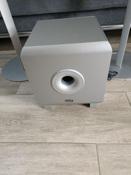 Sistem audio 2.1, subwoofer Eltax + sateliti Yamaha + standuri Yamaha