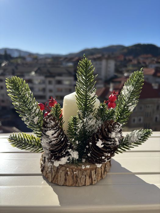 Коледен свещник.