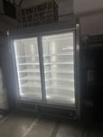 Vitrina dubla congelare / 156 cm / Uzat - Stare buna
