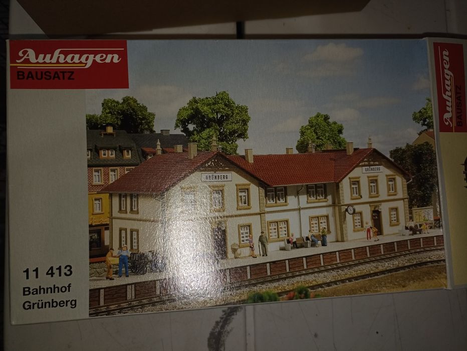 Auhagen 11413 diorama clădire gară 1:87